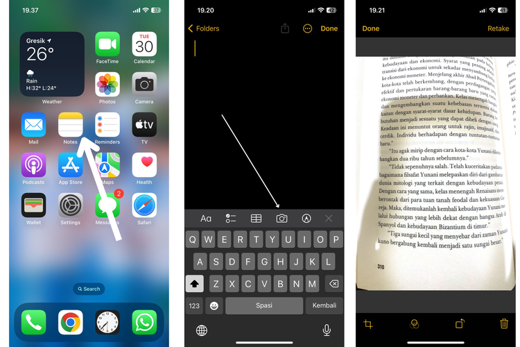 Cara scan dokumen di iPhone tanpa aplikasi lain
